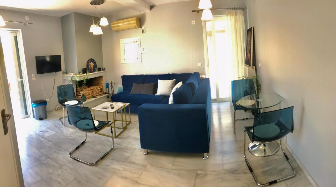 Beautiful Maisonette With A View To The Mountains And The Sea Ajía Marína Kültér fotó